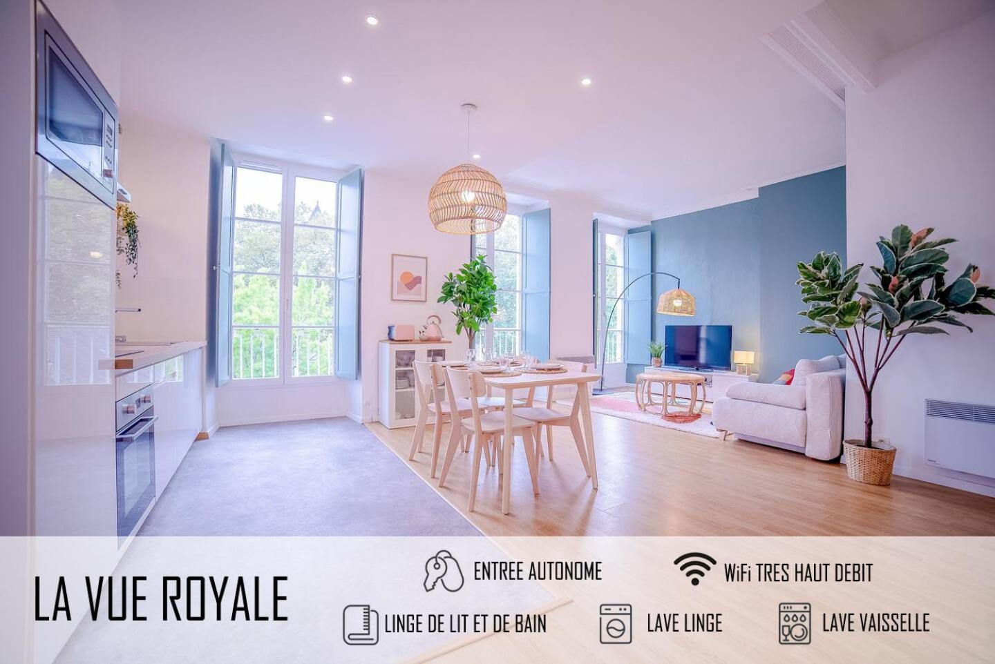 La Vue Royale - Face Au Chateau - Wifi - 4 Personnes Pau Kültér fotó